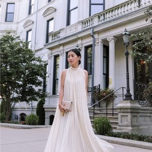 Banana Republic Pleated Maxi Dress